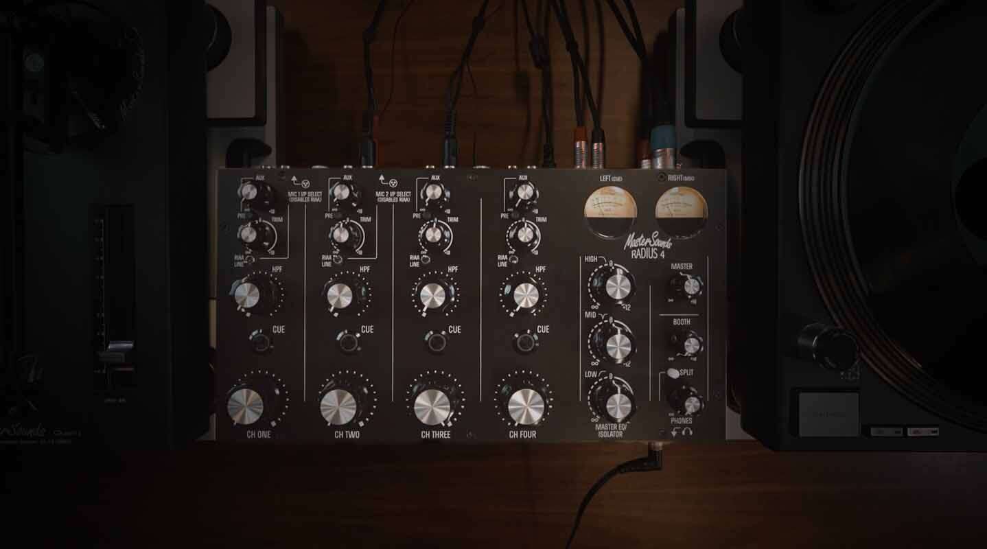 MasterSounds Radius 2 and Radius 4 DJ Mixer