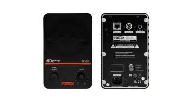 Fostex 6301DT Dante Active Studio Monitor. A new update for Fostex 6301 Active Speaker series