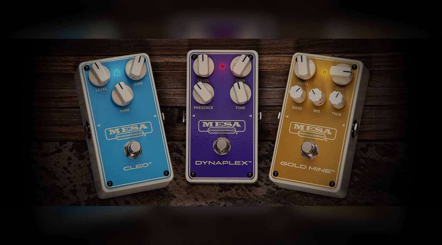 Mesa Boogie Cleo, Dynaplex, Gold Mine new guitar pedals