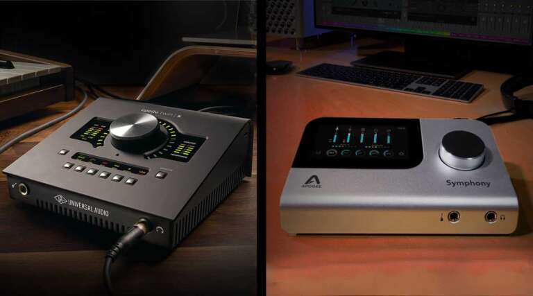 Universal Audio UAD Apollo Twin X vs Apogee Symphony Desktop Audio Interface