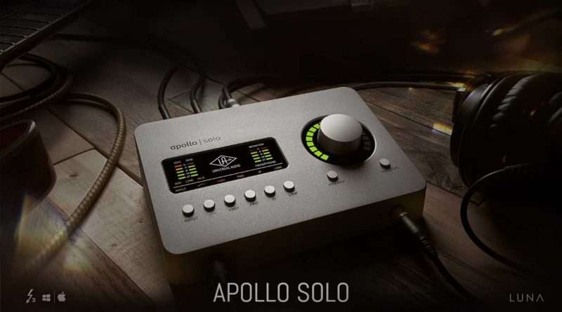 Universal Audio Apollo Solo | Thunderbolt 3 / USB Audio Interface