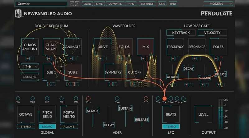Pendulate Synth from Newfangled Audio - Available for free from Eventide Audio